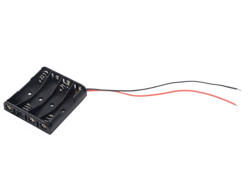 LampVPath (Pack of 4 2Pcs 2 X 1.5V 2 AAA Battery Holder with Wires, 2Pcs 4 X 1.5V 4 AAA Battery Holder with Leads - Image 3